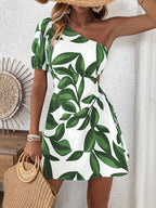 Puff Sleeve Summer Dress – Vacation & Beach Outfit