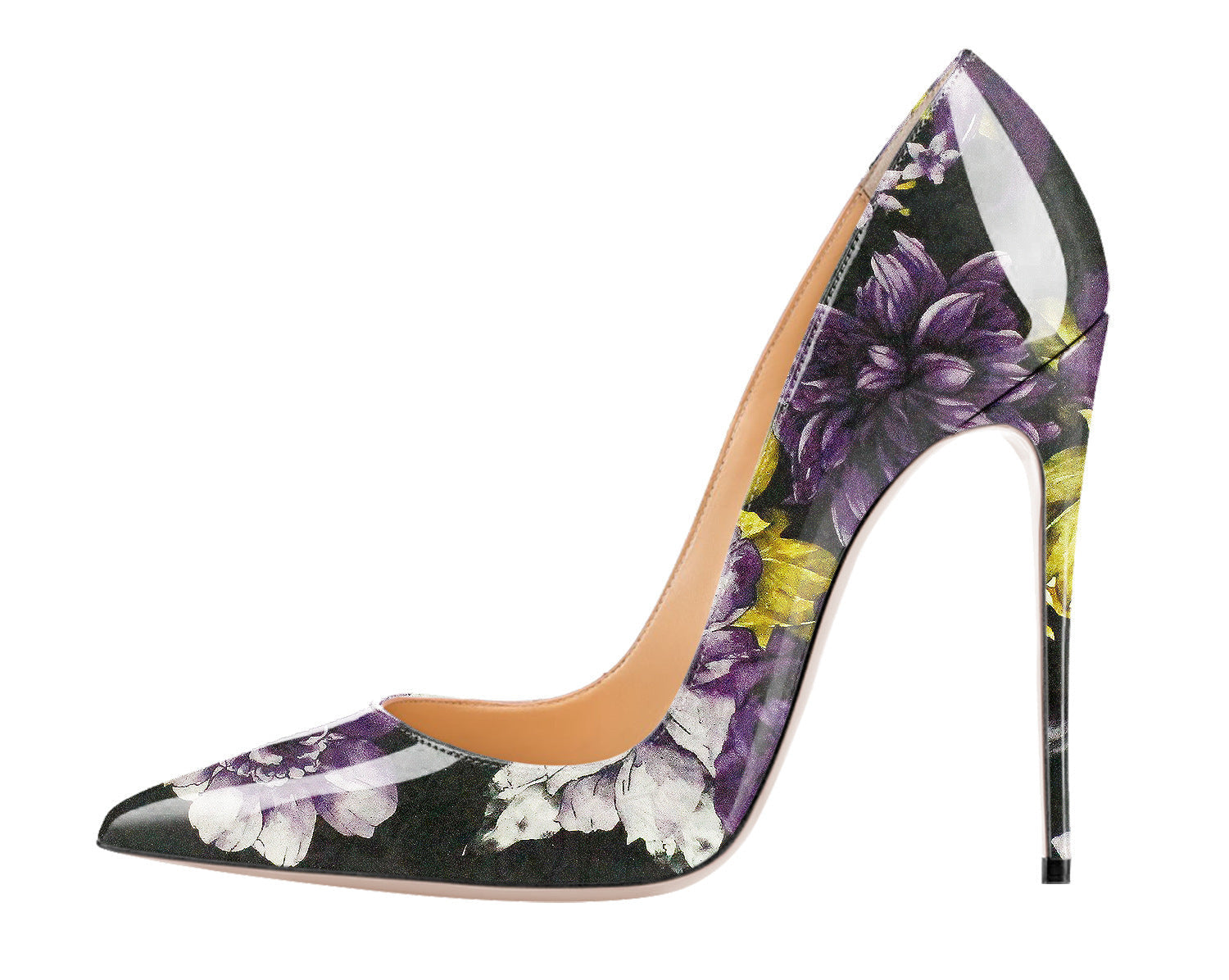 Pointed Graffiti High Heels