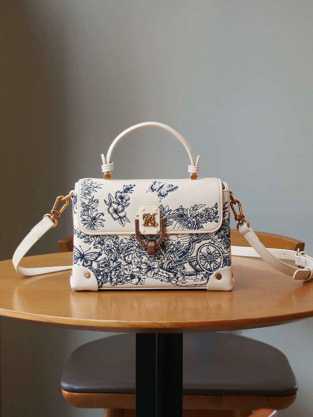 Light-luxury Intricately Embroidered Tote Shoulder Or Crossbody Purse