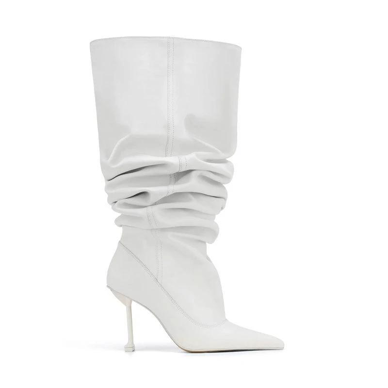 Pointed Toe Stiletto Heel Catwalk Party Boots
