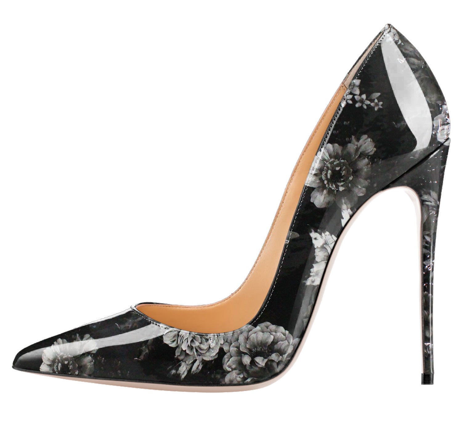 Pointed Graffiti High Heels