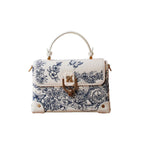 Light-luxury Intricately Embroidered Tote Shoulder Or Crossbody Purse