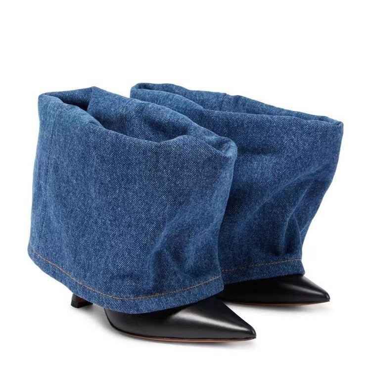 Women's Demin Pointer Toe : High Heel