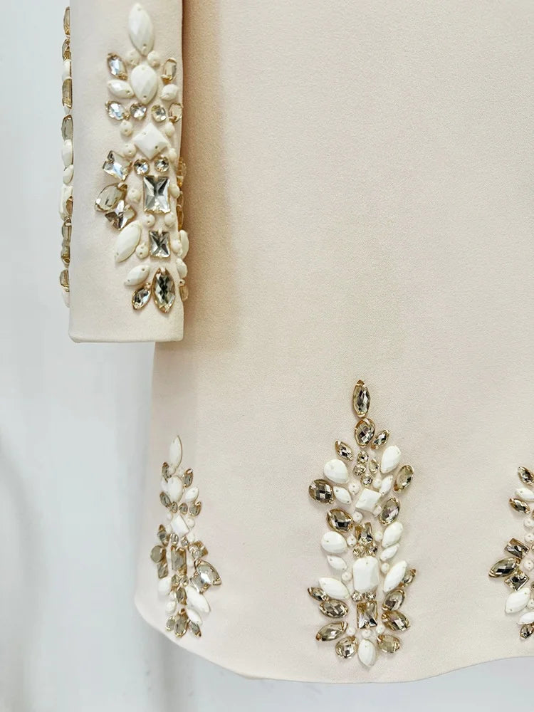 Luxury Fashion Rhinestones Diamond Women's Elegant Dresses