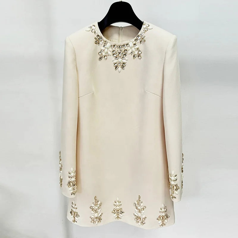 Luxury Fashion Rhinestones Diamond Women's Elegant Dresses