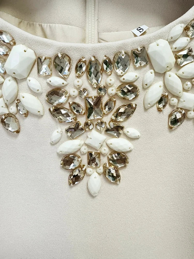 Luxury Fashion Rhinestones Diamond Women's Elegant Dresses