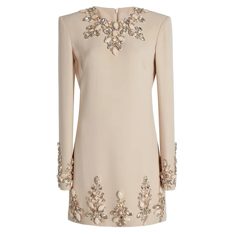 Luxury Fashion Rhinestones Diamond Women's Elegant Dresses