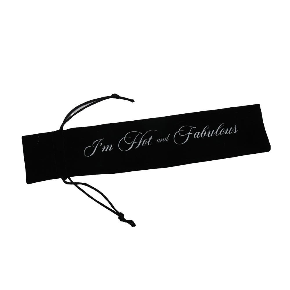 Fuchsia Mega Sparkle XL Hand Fan