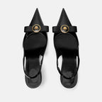 Pointed French Bow Light Mouth Heels