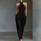 Chic Sexy Criss Cross Halter Backless Jumpsuit Romper