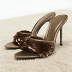 Luxury Bling Stiletto Slippers