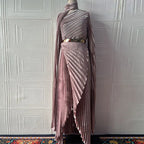 Elegant Party Batwing Sleeve Shawl Split Long Dresses