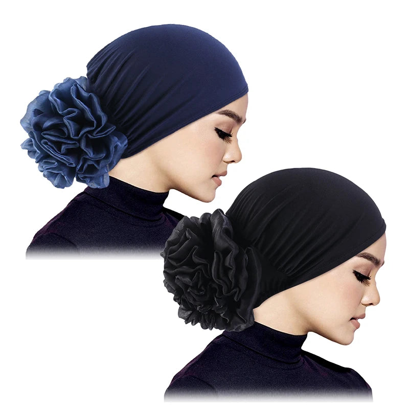 Big Flower Elastic Cloth Hair Accessories