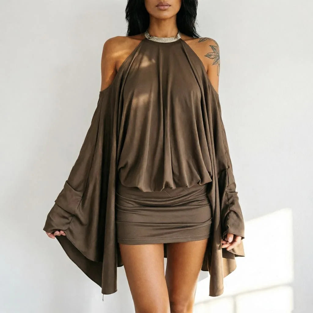 Elegant Chic Vintage Luxury Backless Flowy Outfits