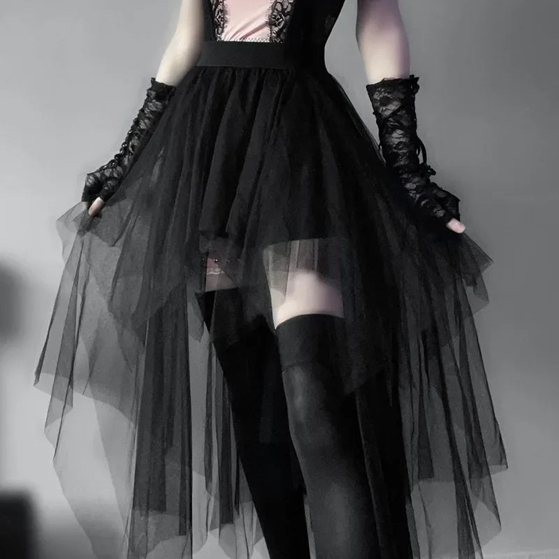 Irregular Gothic Style Summer Skirt