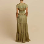 Elegant Fashion Mesh Hight Waist Solid Vacation Outfits