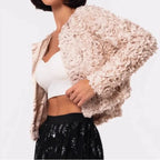 Sweet Versatile Baseball Floral Short Jacket