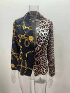 Vintage Office Double Breasted Blazer Notched Collar Chic Blazer