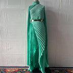 Elegant Party Batwing Sleeve Shawl Split Long Dresses