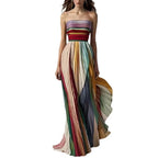 Camisole Printed Colorful Long Dress