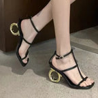 Peep Toe Elegant Luxury High Heels Sandals
