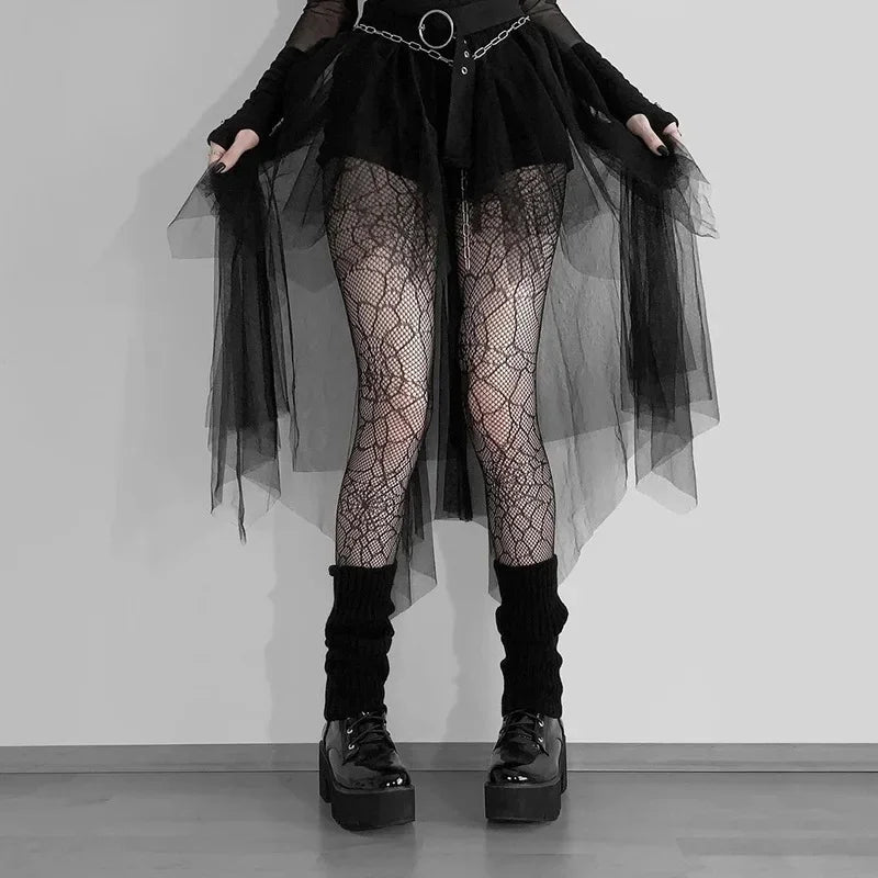 Irregular Gothic Style Summer Skirt
