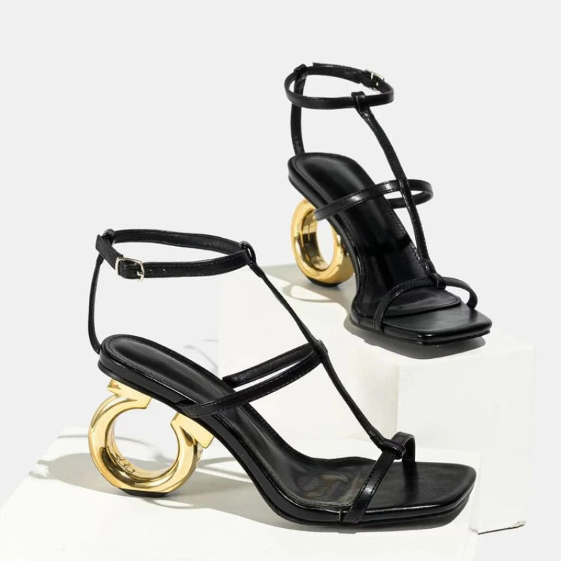 Peep Toe Elegant Luxury High Heels Sandals