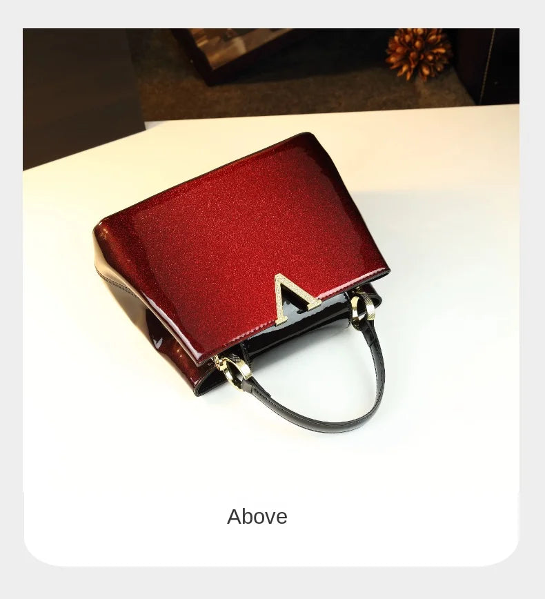 Luxury Diamonds V Letter Small  Crossbody Handbags