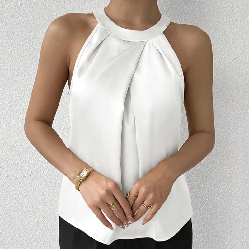 Satin Tank Shirt
