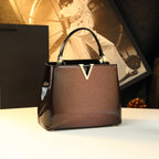 Luxury Diamonds V Letter Small  Crossbody Handbags