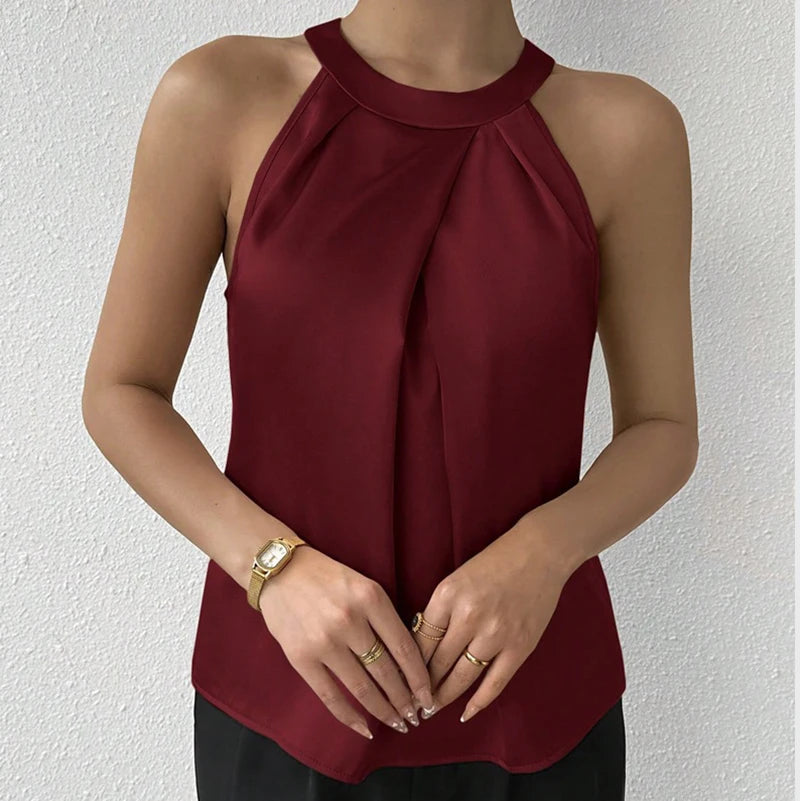 Satin Tank Shirt