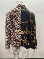 Vintage Office Double Breasted Blazer Notched Collar Chic Blazer