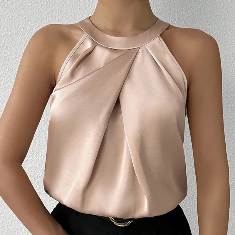 Satin Tank Shirt