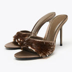 Luxury Bling Stiletto Slippers