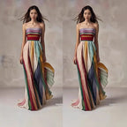 Camisole Printed Colorful Long Dress