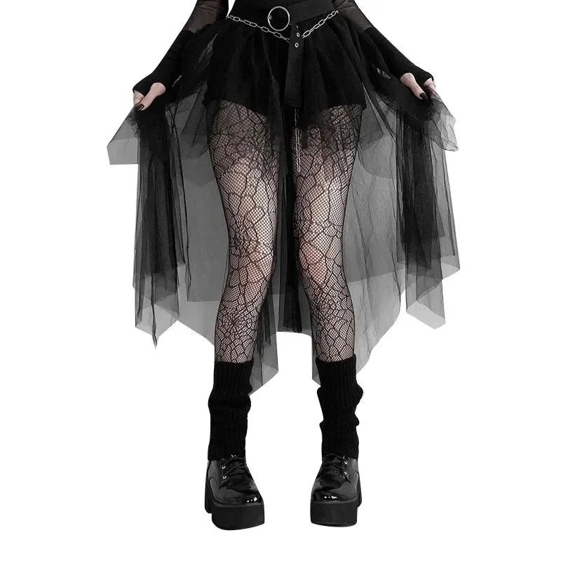 Irregular Gothic Style Summer Skirt