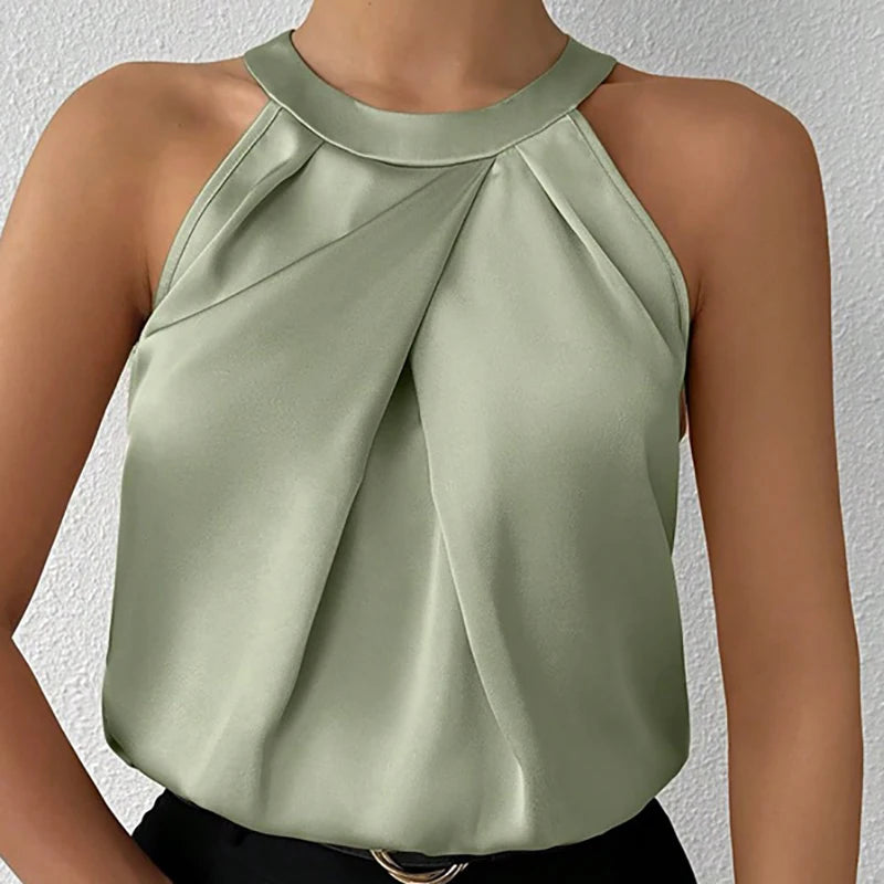 Satin Tank Shirt