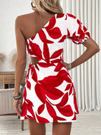 Puff Sleeve Summer Dress – Vacation & Beach Outfit