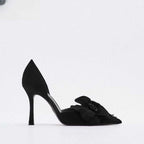 Flower High Heels Women's Pointed Toe Stiletto Heel