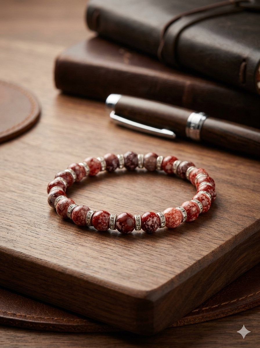 Crimson One of a Kind Aura Experience Bracelet